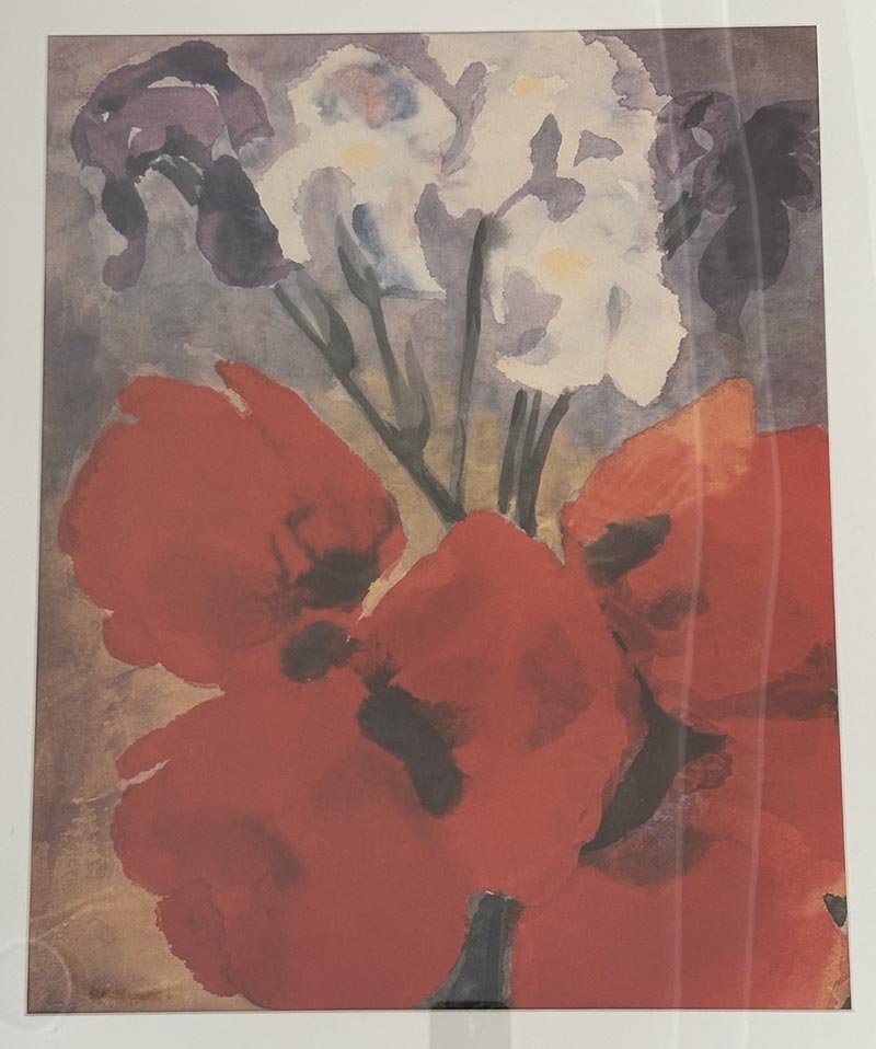 エミール・ノルデ《ケシの花とアイリス》