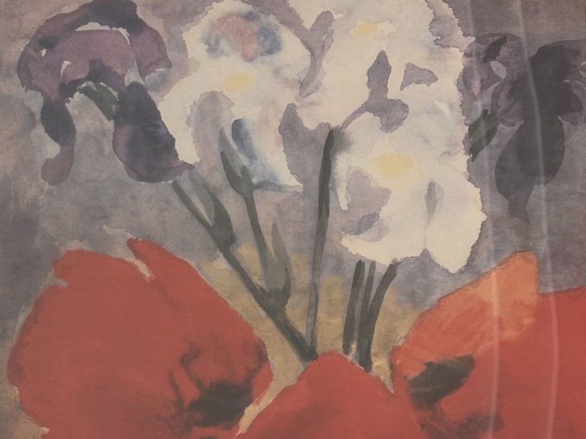エミール・ノルデ《ケシの花とアイリス》